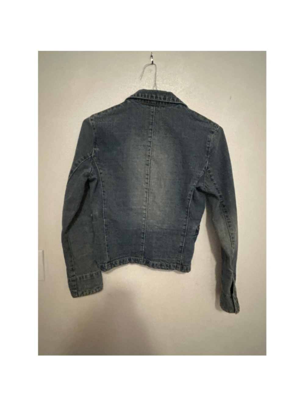 Daniela Tobler DT Vintage Denim Blazer Jacket Medium Wash Blue Womens Size M 126 - Picture 8 of 8